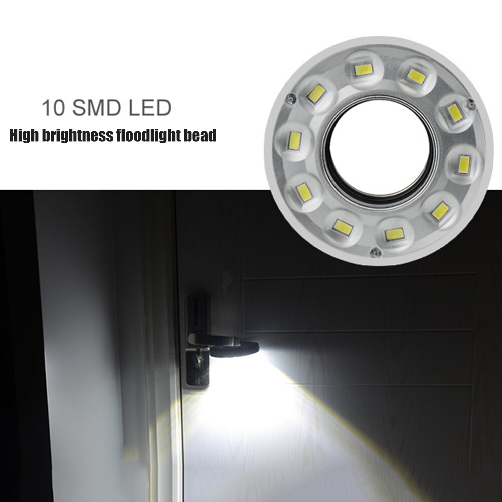 Cheap Goat Tents 10SMD LED Camping Lantern Tents Lamp Mini Portable Fishing Light Battery Powered Outdoor Hiking Night Hanging Lights Waterproof   